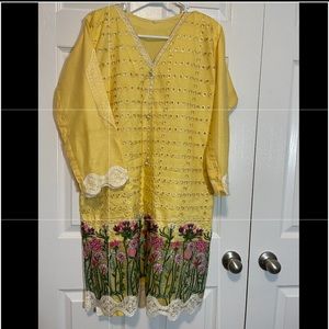 Pakistani chicken kari lawn shalwar kameez